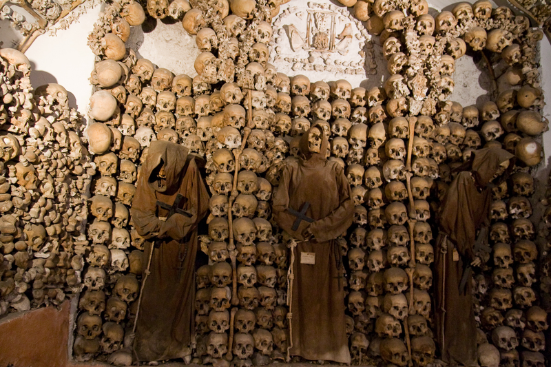 Illustration for article titled These Buildings Are Made with Skulls and Bones